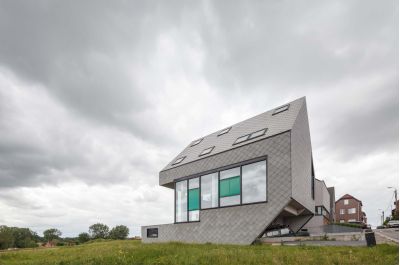 Une maison passive à ossature métallique