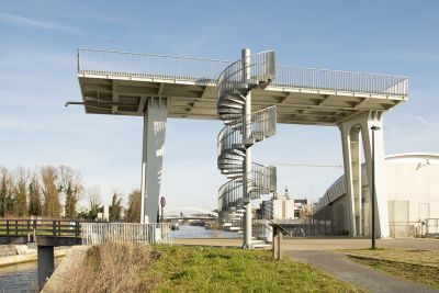 Uitkijkplatform in Harelbeke